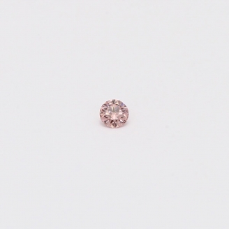 0.04 Carat round cut FIP Argyle pink diamond