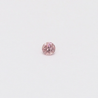 0.05 Carat round cut FIP Argyle pink diamond
