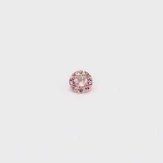 0.06 Carat round cut FIP Argyle pink diamond