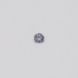 0.04 Carat Round Cut BL3 Argyle Blue Diamond