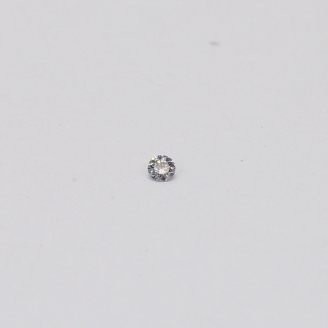 0.01 Carat round cut BL2 Argyle blue diamond
