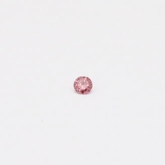 0.02 Carat round cut 2P Argyle pink diamond