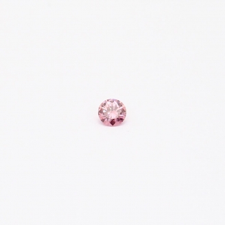 0.03 Carat round cut 2P Argyle pink diamond