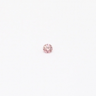 0.02 Carat round cut FIP Argyle pink diamond