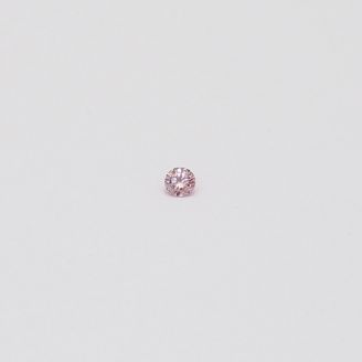 0.01 Carat round cut FPP Argyle pink diamond