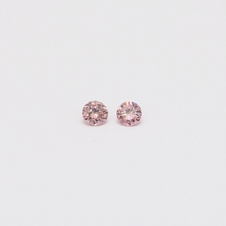0.07 Total carat pair of FIP Argyle pink diamonds
