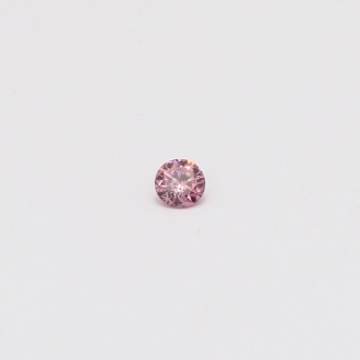 0.06 Carat round cut 4P Argyle pink diamond