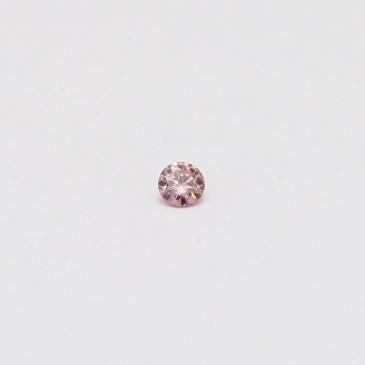 0.04 Carat round cut FIPP Argyle pink diamond