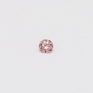 0.07 Carat round cut FIPP Argyle pink diamond