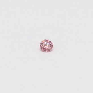 0.055 Carat round cut FIPP Argyle pink diamond