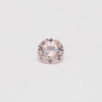 0.34 Carat round cut 7PR certified Argyle pink diamond