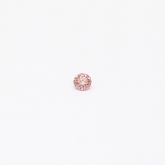 0.035 Carat round cut FIP Argyle pink diamond