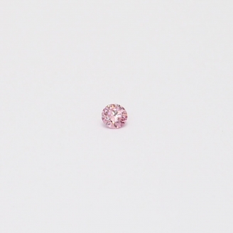 0.035 Carat round cut FPP Argyle pink diamond