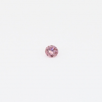 0.035 Carat round cut 3P/PR Argyle pink diamond