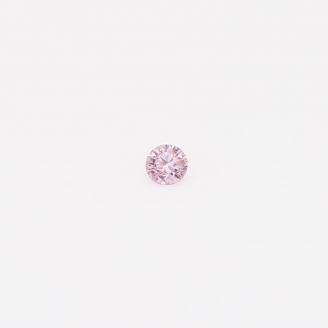 0.04 Carat round cut FPP Argyle pink diamond