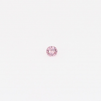 0.025 Carat round cut FIPP Argyle pink diamond