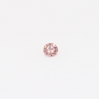 0.055 Carat round cut FIP Argyle pink diamond