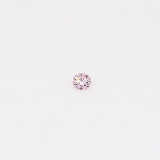 0.025 Carat round cut FPP Argyle pink diamond