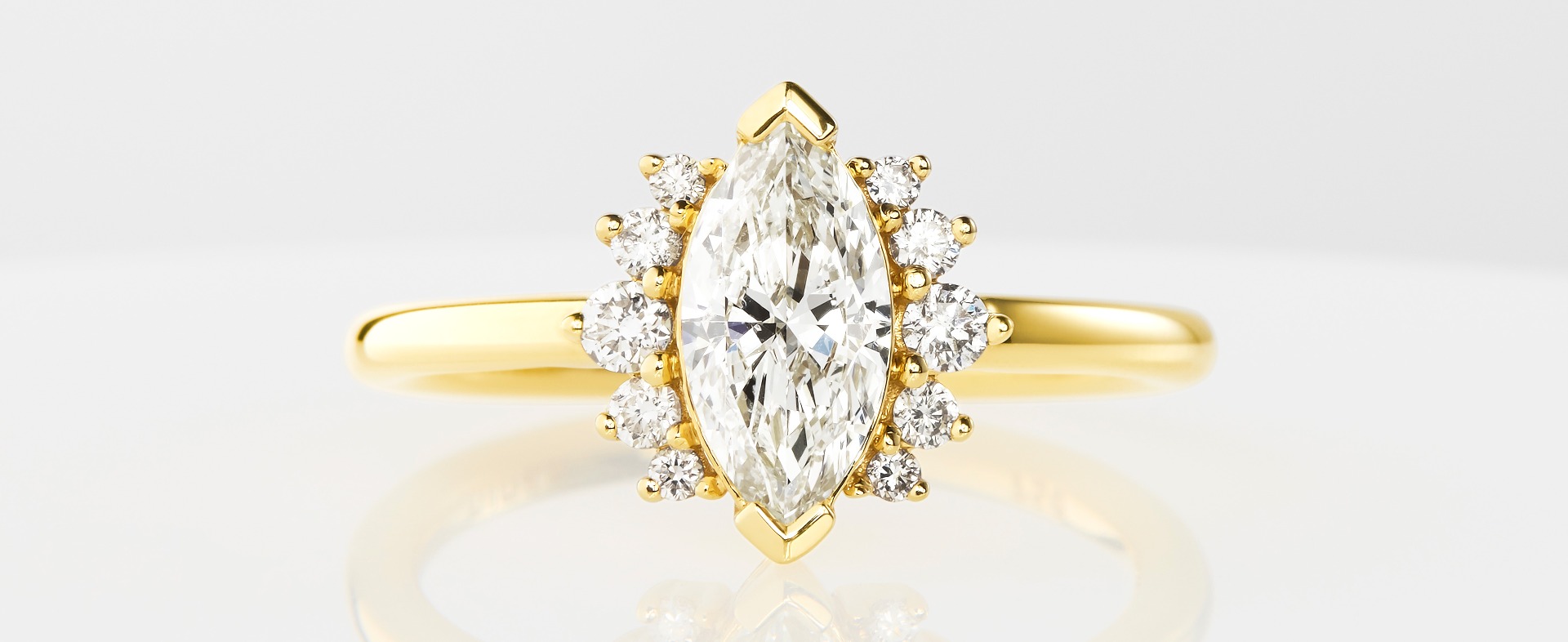 upgrade your engagement ring by adding more diamonds