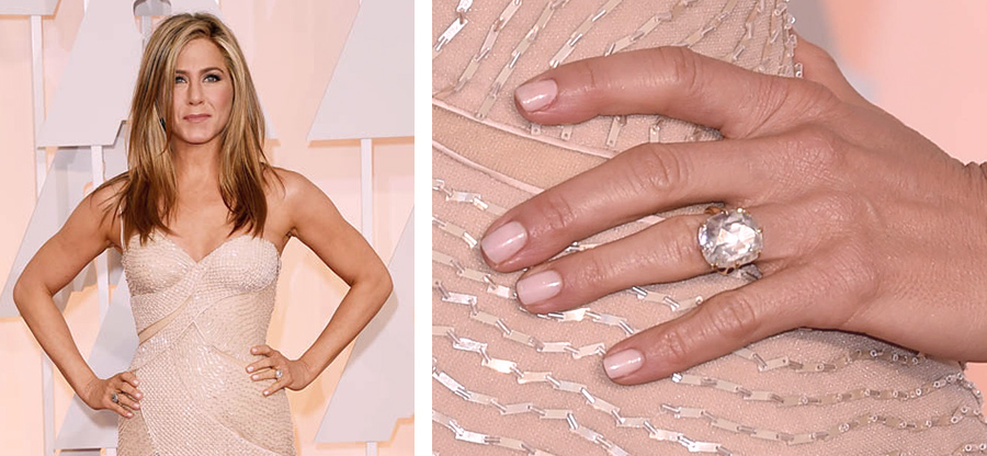 jennifer aniston rose cut diamond ring