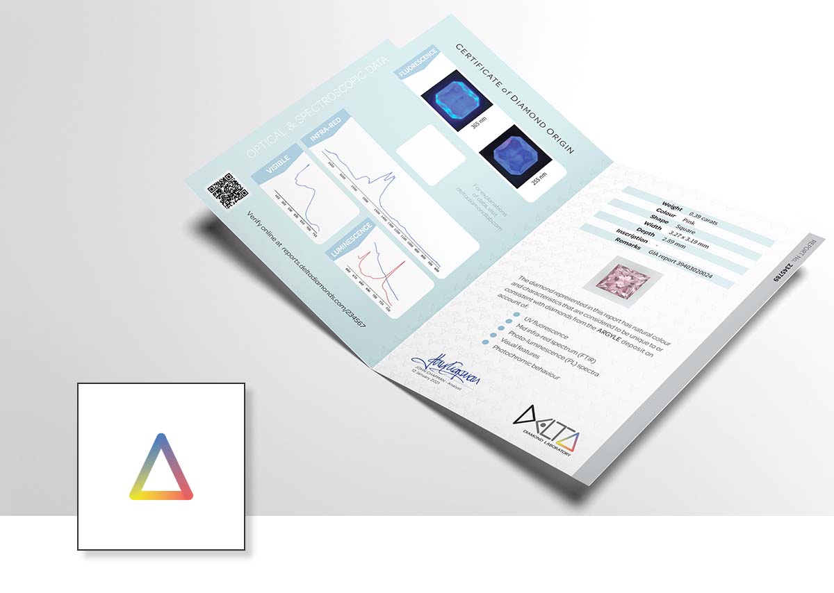 Certificate of Diamond Origin | Delta Diamond Laboratories