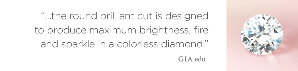 About the round cut diamond