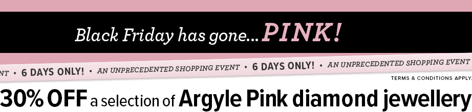 30% off a range of Argyle pink diamond jewellery | Nina's Jewellery