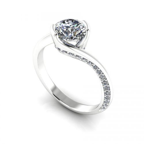 White Gold Engagement Ring