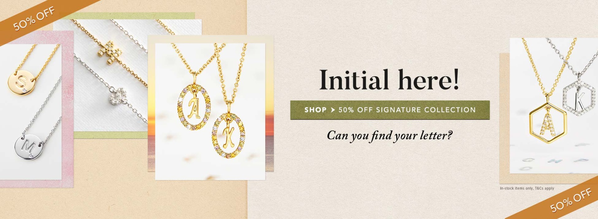 Shop 50% off the Signature Collection | Nina's Jewellery