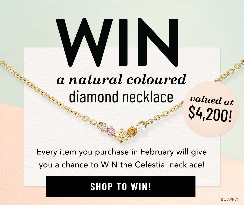 Win a natural coloured diamond necklace | Nina's Jewellery