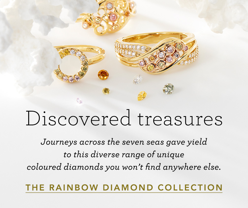 The Rainbow Collection - Argyle Pink and other naturally coloured diamonds